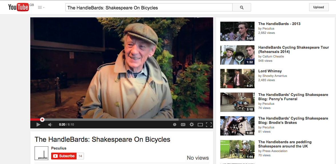 HandleBards's tweet photo. Evening folks! Check out our new short film shot &amp; edited by @34fps &amp; featuring @IanMcKellen  https://t.co/cA8BvojxcP http://t.co/jirnqFKqGr