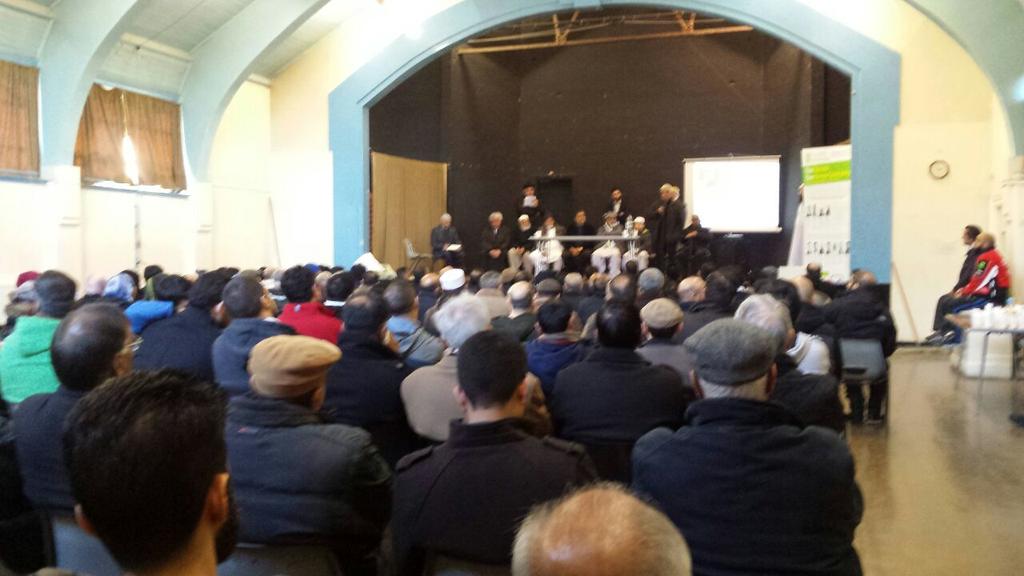 livingmasjid's tweet photo. Masha'Allah! Full house at our Emergency meeting today. Whole community came to learn about #HarrowCentralMosque saga http://t.co/FIFTugbE9q