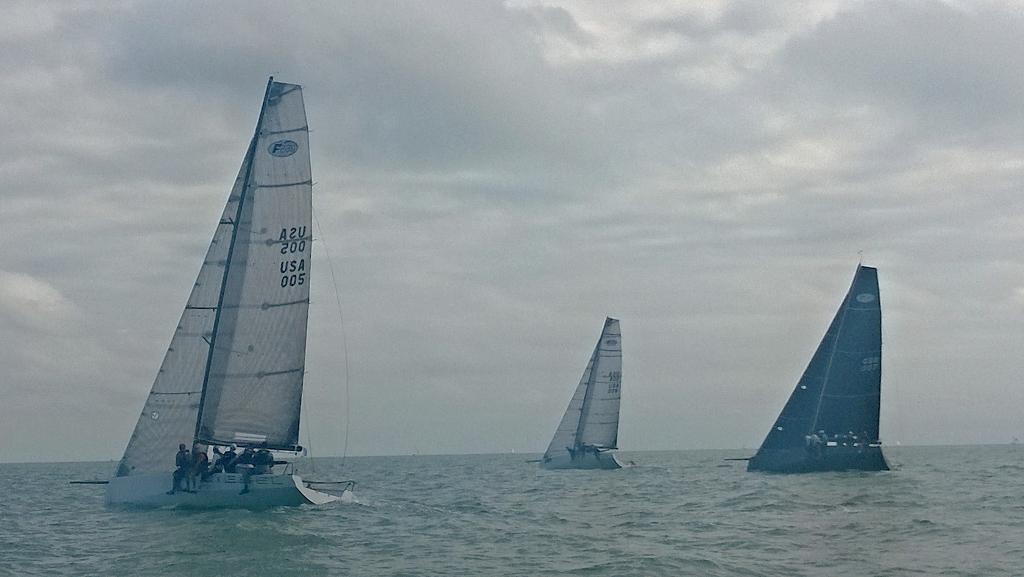 "Decision," "Red" and "Diesel" matching upwind. #280KWRW