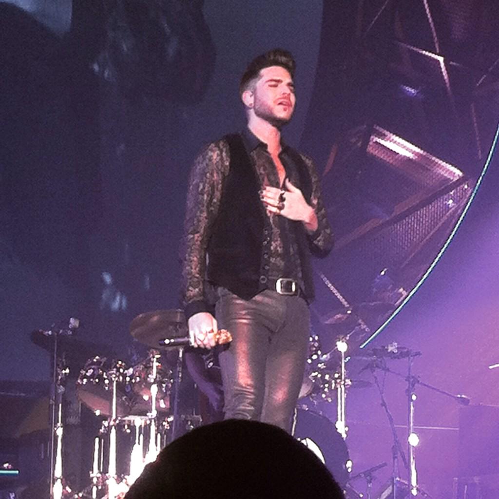 LeaMc20's tweet photo. @adamlambert &amp; @QueenWillRock were AMAZING at Newcastle - please come back! Best show I've ever been to 💜 http://t.co/6mFVXHo74O