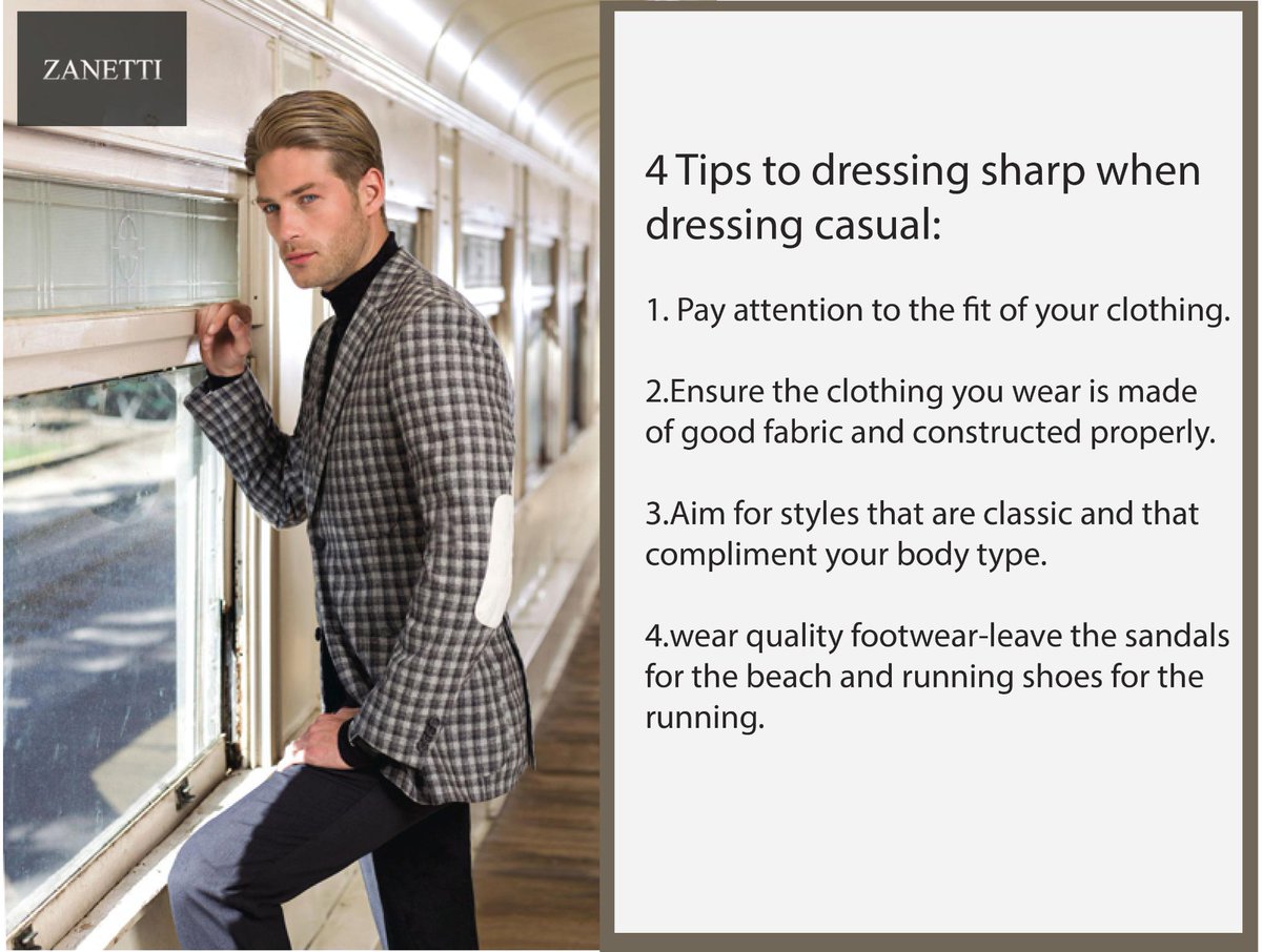zanettimens's tweet image. Dress Casual – Dress Sharp – 4 Style Tips. Have a great Sunday everyone! #Zanettimens #casualdresstips #dressingsharp