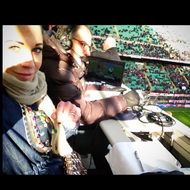 FedericaTorti's tweet photo. #atalantamilan @SerieA_TIM @sansiroofficial @milanchannel1 @acmilan #anchorwoman #footballreporter #News http://t.co/Zs6wjRnOSL