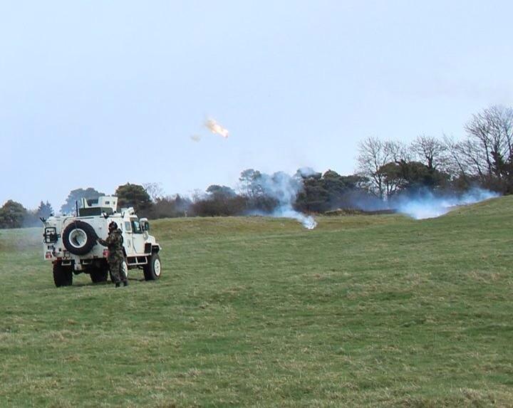 defenceforces's tweet photo. #StealthProtection 6 Inf Bn #Athlone r training unit 4Light Tactical Armoured Vehicle used 4 recce n hostile environs http://t.co/hx0Oi0vH7t