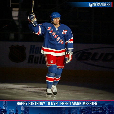 Happy Birthday to my hockey hero Mark Messier from the NY Rangers!! 