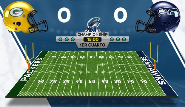 mediotiempo's tweet photo. ¡Comienza la Final de la Conferencia Nacional de la NFL! @Packers Vs. @Seahawks http://t.co/vCTBb3LvtB http://t.co/pr8tAXtZvI