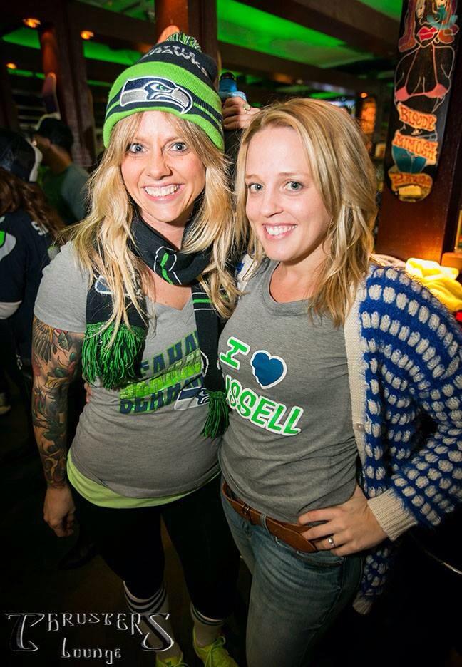 Nothing but love for <a href="/dangerusswilson/">Russell Wilson</a>! Extended capacity today to make room for all of SD's <a href="/seahawk/">Marcus Dewing</a> fans. #gohawks