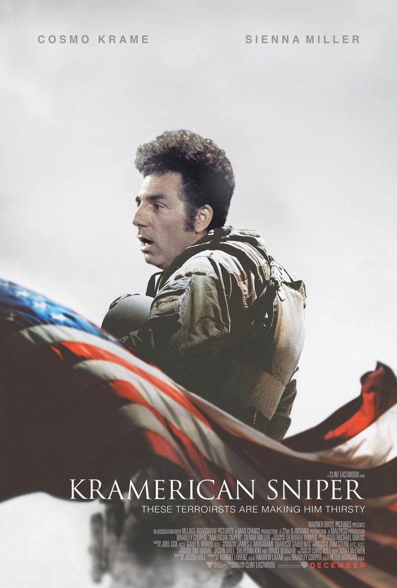 Seinfeld2000's tweet photo. Imagen if Clint eastwood directed seinfeld http://t.co/tLFw7K7vYo