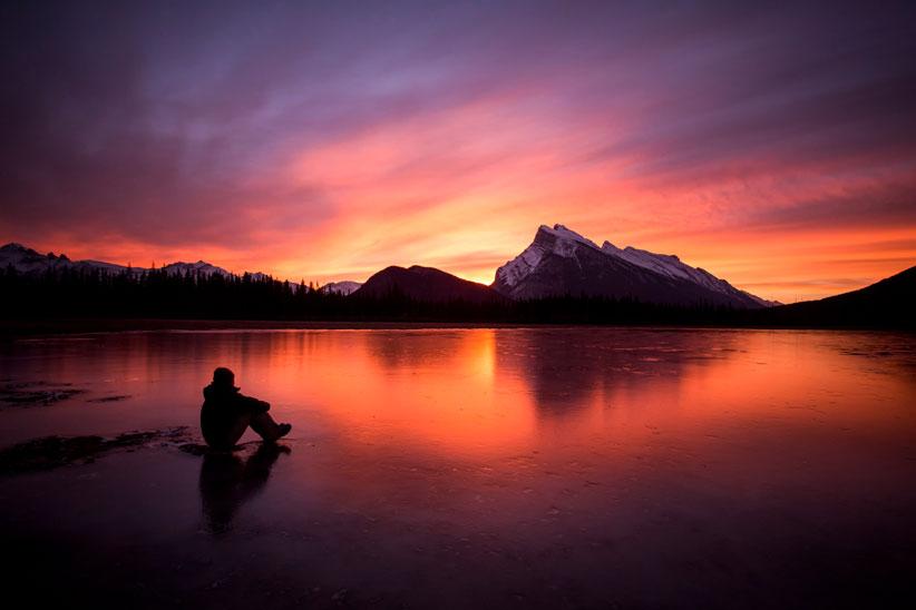 macleans's tweet photo. Ever feel small in awe of nature? @PaulZizkaPhoto's stunning portrait play on that feeling: http://t.co/qankHLwFn4 http://t.co/RSrlbRvxxt