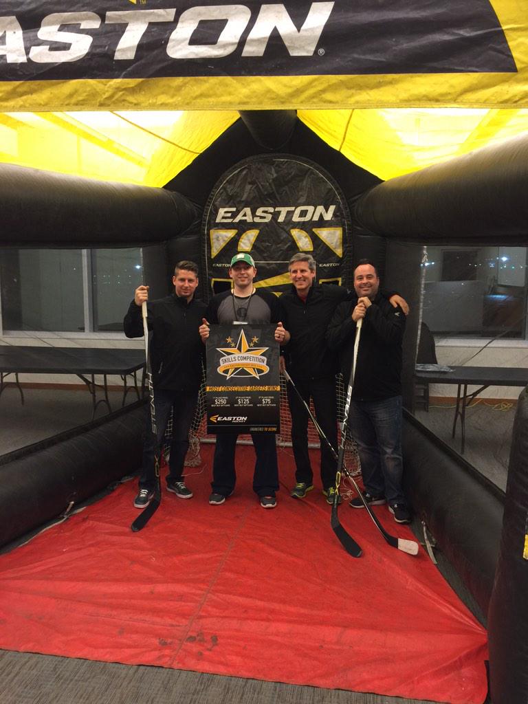FTG33's tweet image. Thank you @Easton_Hockey for winning your accuracy competition at the SDC show @ChaseHockey reppin