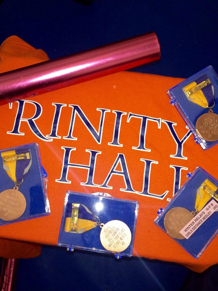 CoachCrowleyXC's tweet photo. Trinity On The Board! Go T&amp;F Girls! #TrinityHall #DMR #NonPubB #NJTrack http://t.co/9cBoYbcsVs