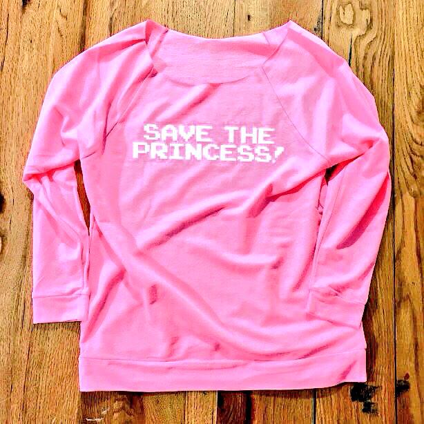 8BitApparel's tweet image. #SaveThePrincess! #8Bits 1st charitable product! $5 of every Princess item goes directly to #breastcancer #charity!