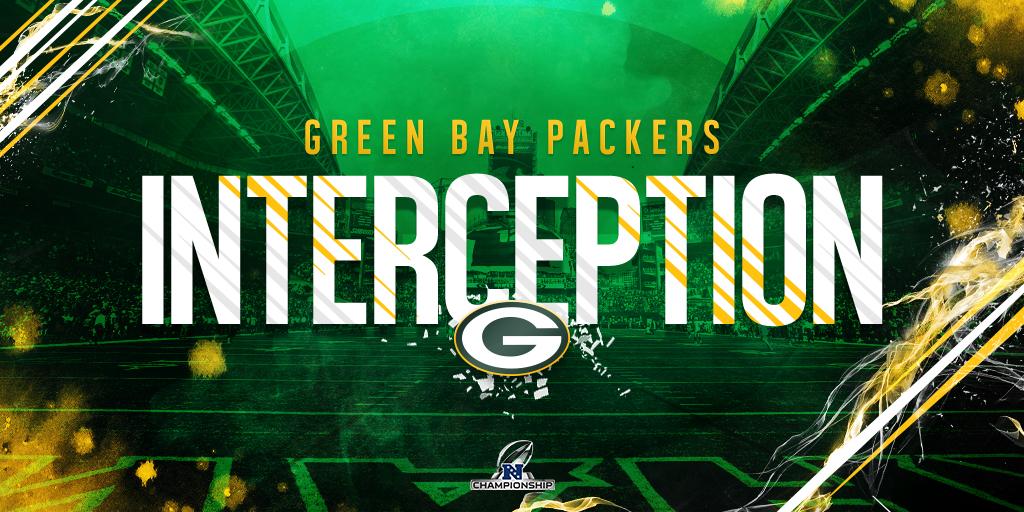 packers's tweet photo. Intercepted by Burnett. #GBvsSEA http://t.co/OVig9SBIHW
