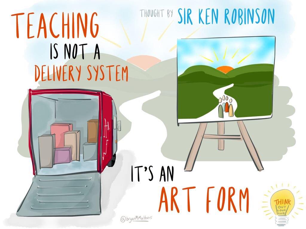 jedipadmaster's tweet photo. Teaching isn't a delivery system. It's an art form. http://t.co/b2t9SvXSSA