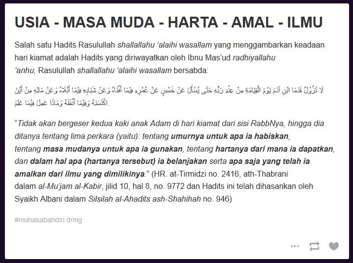 sob, banyak2 istighfar dan banyak2 doa :') | USIA - MASA MUDA - HARTA - AMAL - ILMU | #selfreminder #semangaaaaat ^^
