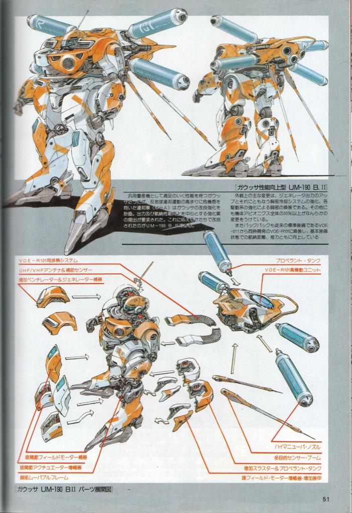 buildup 1/220スケール マン・マシーン ガウッサ GUSSA ガレージキット