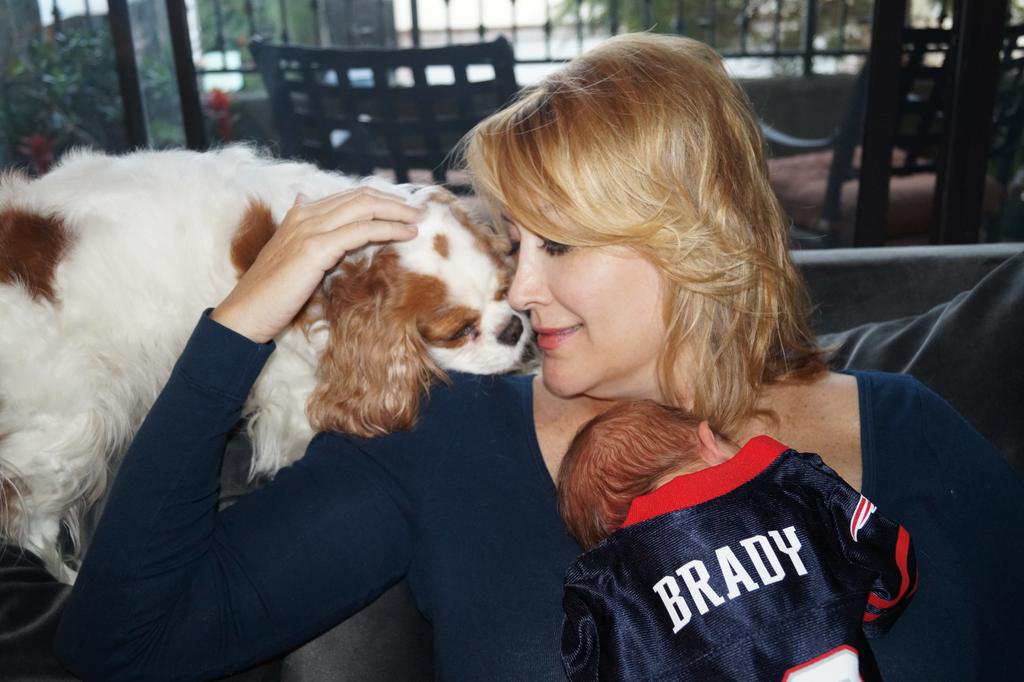 There's new "player" on our team... but mommy says I will always be first round fur baby.........