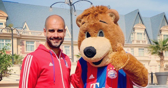 Nobody wishes a happy birthday to Pep quite like 