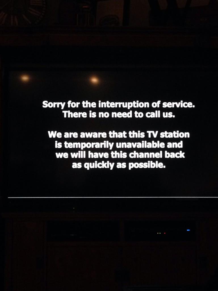 LoriWech's tweet image. This is what we've been seeing instead of the AFC Championship game. #dishnet #dishnetwork #sucks #AFCChampionship