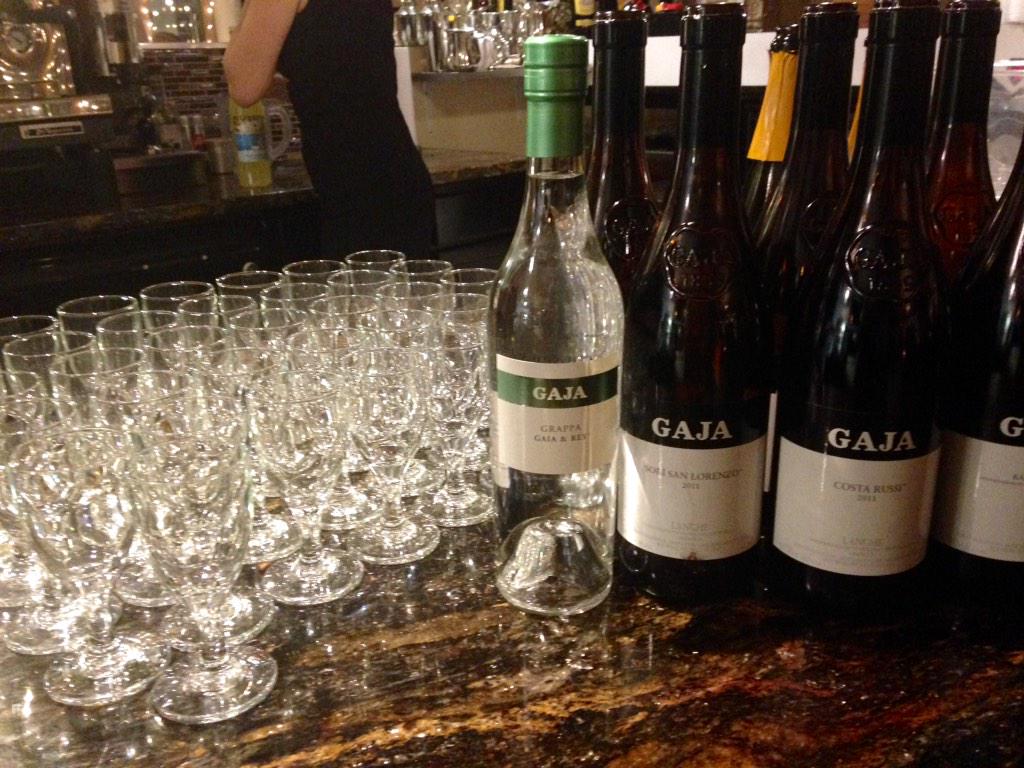 Francasyyc's tweet photo. Wonderful time @FrancasItalian last night with amazing GAJA wine and wonderful friends!! http://t.co/tVr05YDoSG