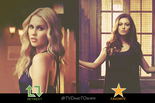 RTandFAVships's tweet photo. Rebekah vs. Hayley
❁
RT for Rebekah.
FAV for Hayley. http://t.co/xysoNtGJHw