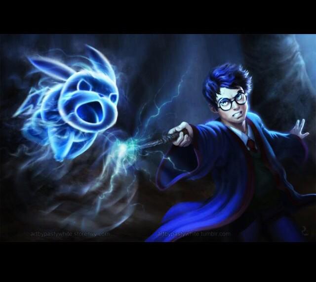 PokeTrends's tweet photo. Pokémon and Harry Potter crossover. http://t.co/g6IvONC6iZ