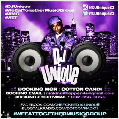 cottoncandi1Luv's tweet photo. BOOK @DJUNIQUE23 FOR YOUR NEXT EVENT! #WETMusicGroup @WETMG WETMusicGroup@gmail.com or 832-356-3055 9a-8p EST http://t.co/U9APPk54ri