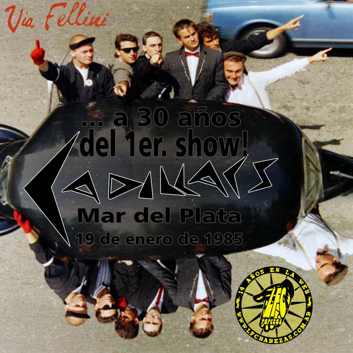 lfcrarezas's tweet photo. CADILLACS 30 años del debut en Vía Fellini @lfcoficial @SrFlavioOficial @luciano_eltirri @vicenticoMgmt @Vicentico_ http://t.co/bsguUWEtyj