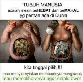 wawah_efrina's tweet image. Pilih enak skrng atau sehat nanti? #programsehat #herbalife