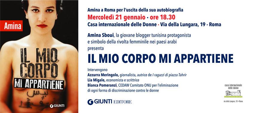 GiuntiNarrativa's tweet image. Oggi importante appuntamento a Roma con #Amina #Sboui perché il nostro corpo ci appartiene.