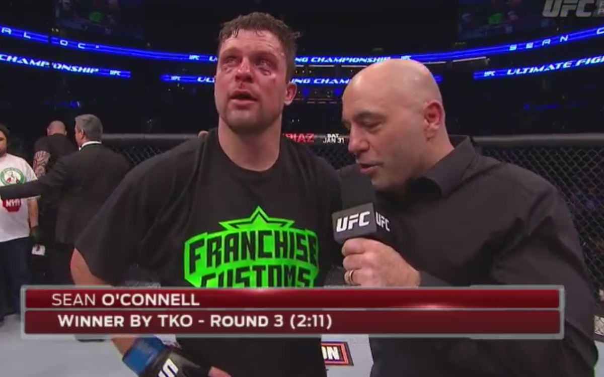 ClintCCooper's tweet photo. Congrats 2 Sean O'Connell on ur #UFCWin. Firsts of Iron, Voted my Most Durable Dude on The Planet! #UFC @RealOcSports http://t.co/3jfLkiQRp6