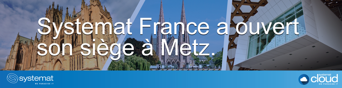 TweetSystemat's tweet photo. #Systemat étend son offre #Cloud à la France, ouvre son siège à #Metz . http://t.co/zVvGWAHfHa http://t.co/bp3KzrOS1k http://t.co/5FqN979yHH