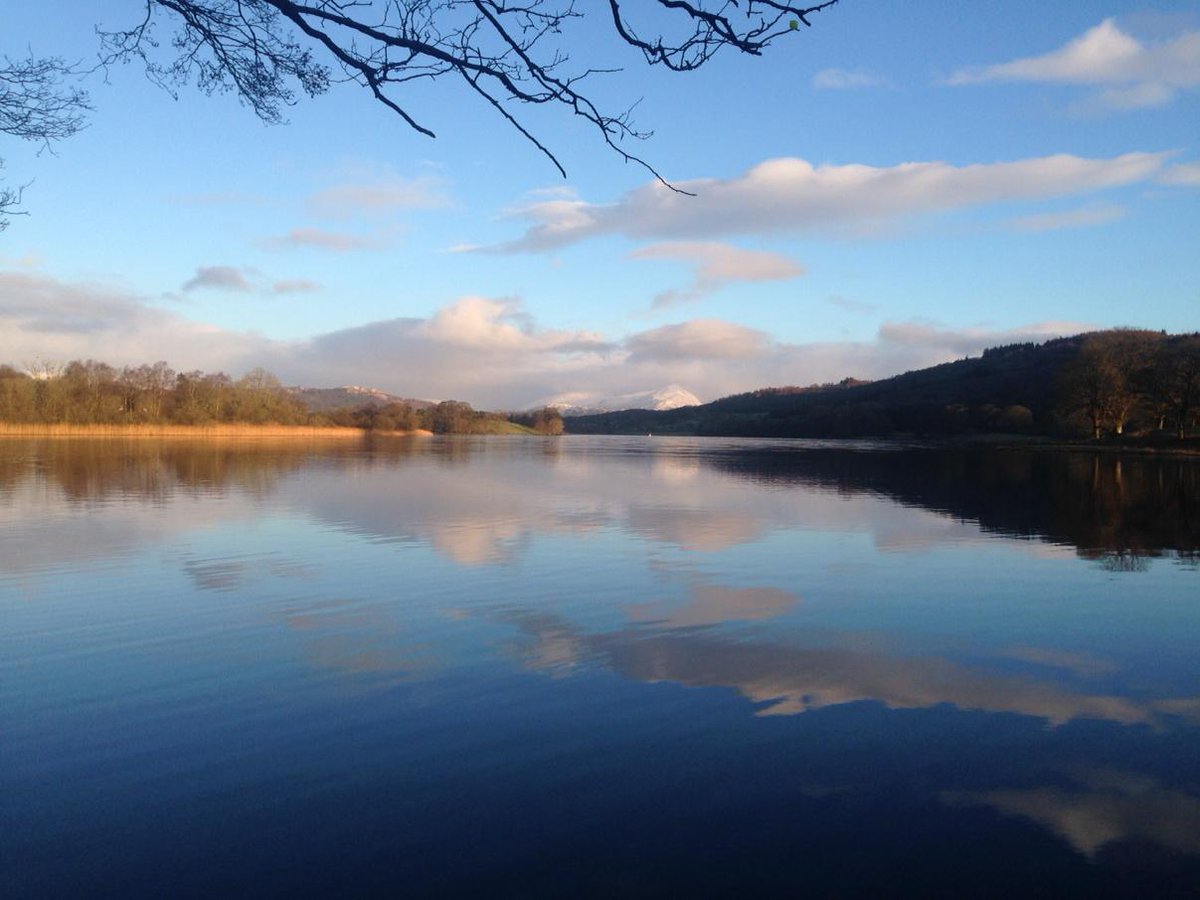 hawksheadrelish's tweet photo. It's a wonderful morning... We could just sit here all day! #LakeDistrict http://t.co/slfgIaSP98