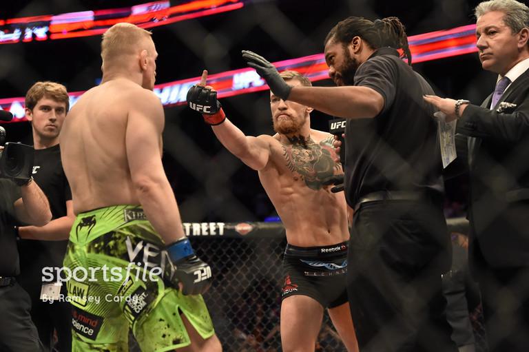 sportsfile's tweet photo. "It's not all talk! I'm going to wipe out everyone in this division" @TheNotoriousMMA http://t.co/DXydQmtLaJ