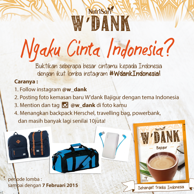 infokuis's tweet photo. Dr @nutrifood: Sudah ikutan lomba instagram @W_dank belum Tweeps? Upload pakai hashtag #WdankIndonesia ya! #NFBrand http://t.co/W1YEQ2cxSr"