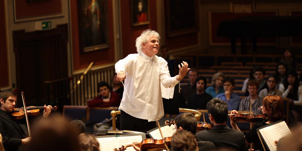 A very happy birthday to  Sir Simon Rattle. 