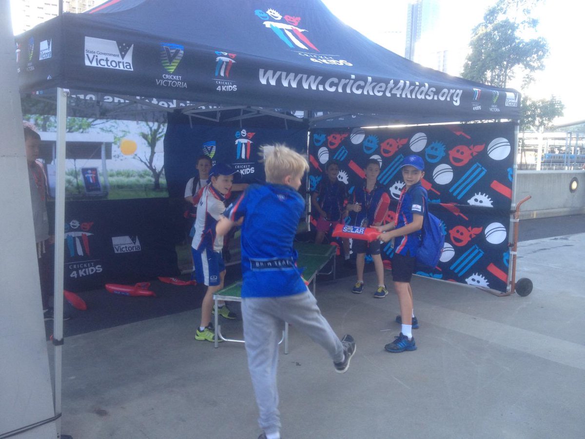 Here we are at Etihad Stadium and its a hive of activity