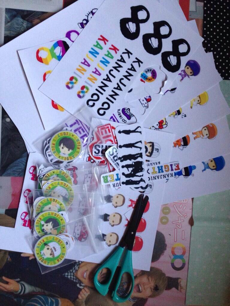 mymero2222's tweet photo. 【拡散希望】
関ジャニ∞プレゼント企画 💕
 ＊手作りシール
・大倉君1名 横山君1名 錦戸君1名 
    安田君1名 渋谷君1名 村上君1名
   丸山君1名
    計7名様にプレゼントいたします♡
・参加条件.フォロー＆RT http://t.co/Ll5QX1Pdce