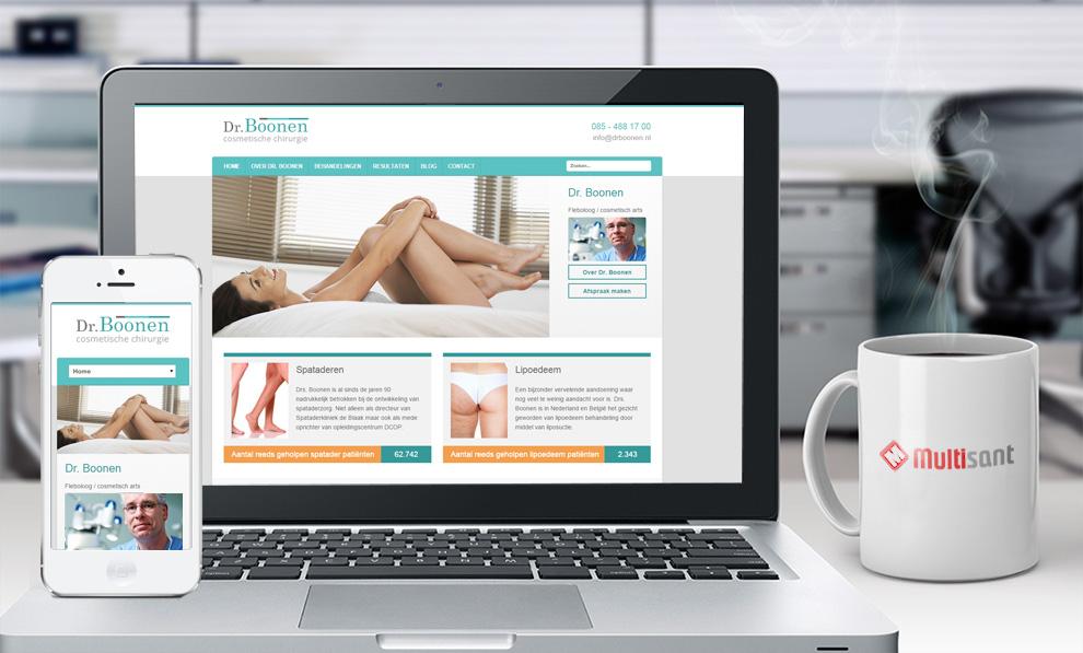 Multisant's tweet image. Deze week hebben we een website voor drs. Boonen opgeleverd: multisant.nl/blog/126-nieuw… #internetbureau #rotterdam #web