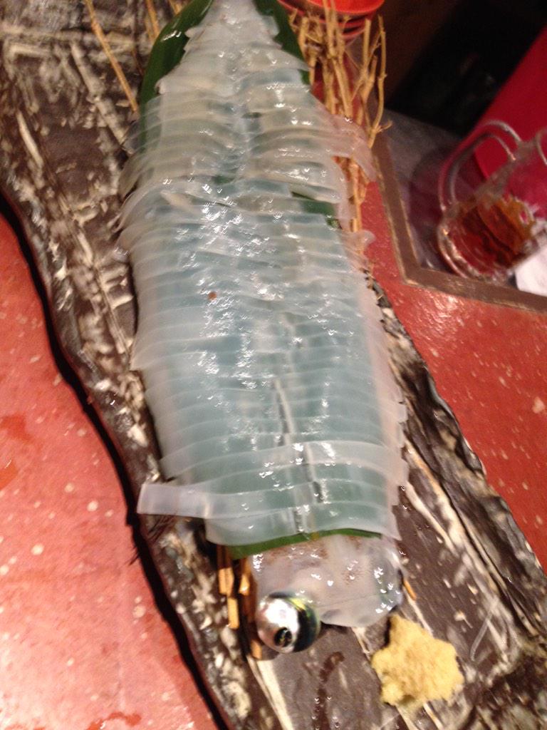 さくま あきら イカセンターはなれ イカの刺身 Http T Co 8erfry9q0v