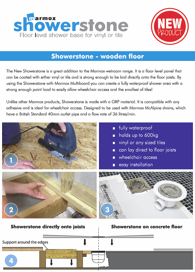 MarmoxUK's tweet photo. #Showerstone is designed for a tile or vinyl finish, which is ideal for wheelchair access! Can hold an amazing 600KG! http://t.co/QfFxawzkQK