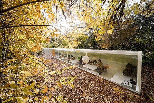 Un #bureau en pleine #forêt... Design by #Selgascano - Cela vous plairait d'aller #travailler là ? Bon lundi !