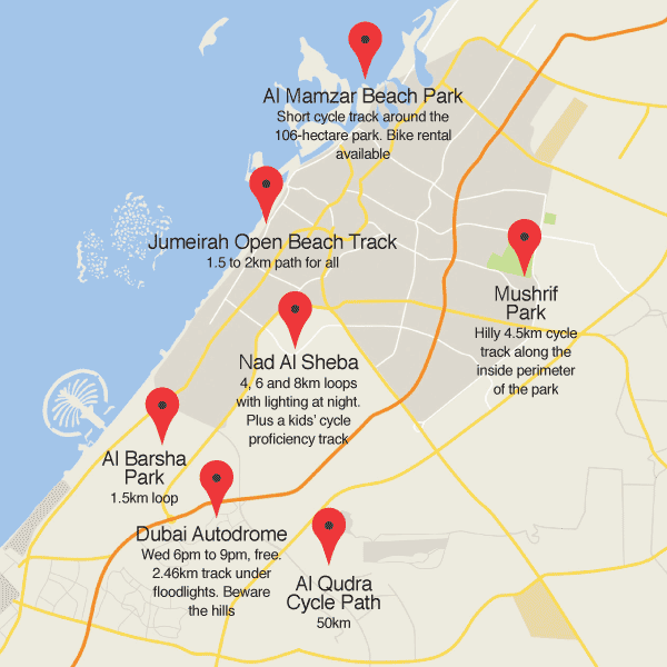 Nad Al Sheba Cycling Track Map Rta On Twitter: "@Lil1Oftheashes Please Find The Attached Map For All The  Cycles Tracks In Dubai. Http://T.co/Msclquh5Oh" / Twitter