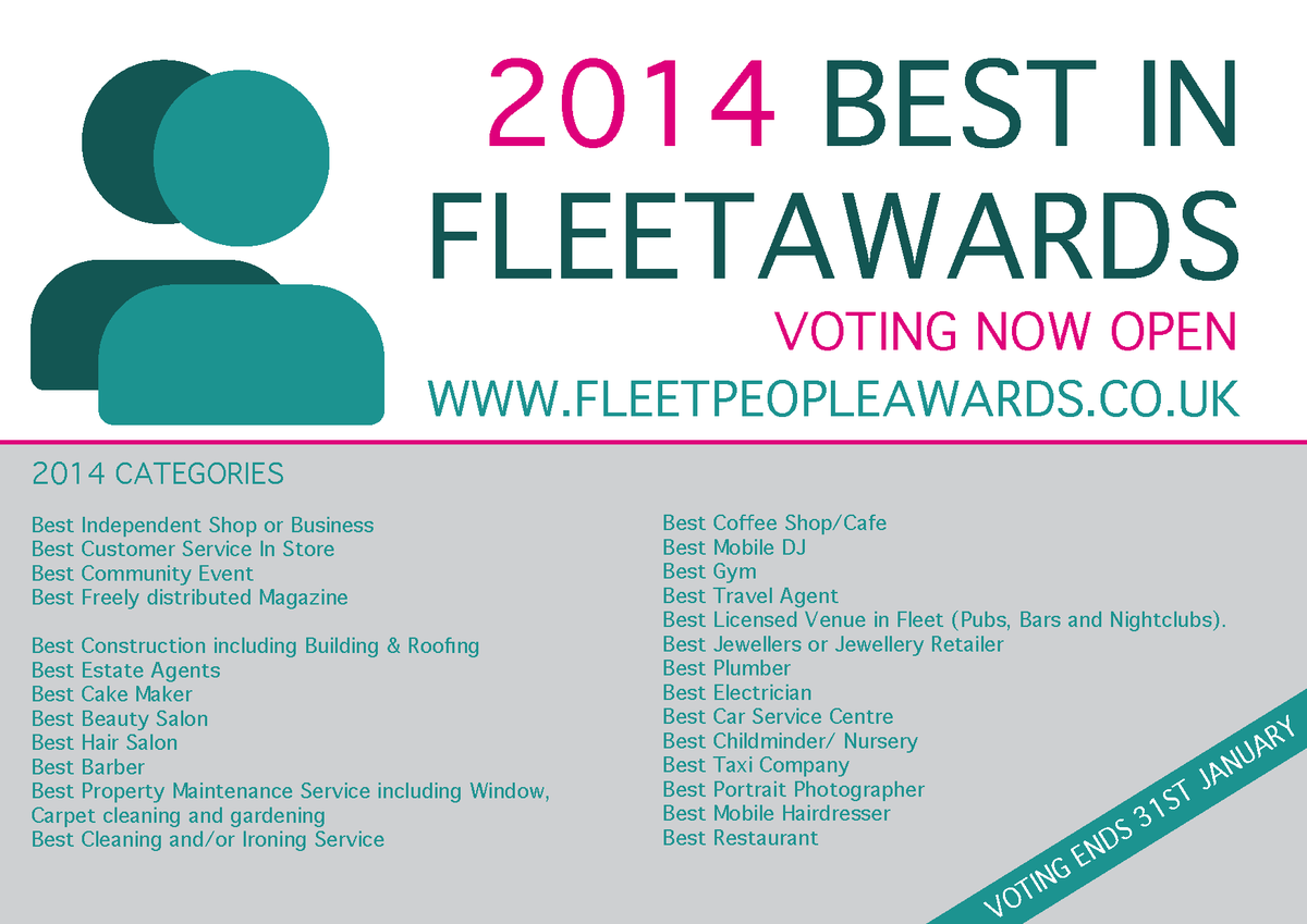 wk6 Leaderboard for the #Fleetpeopleawards only 2 weeks to go!