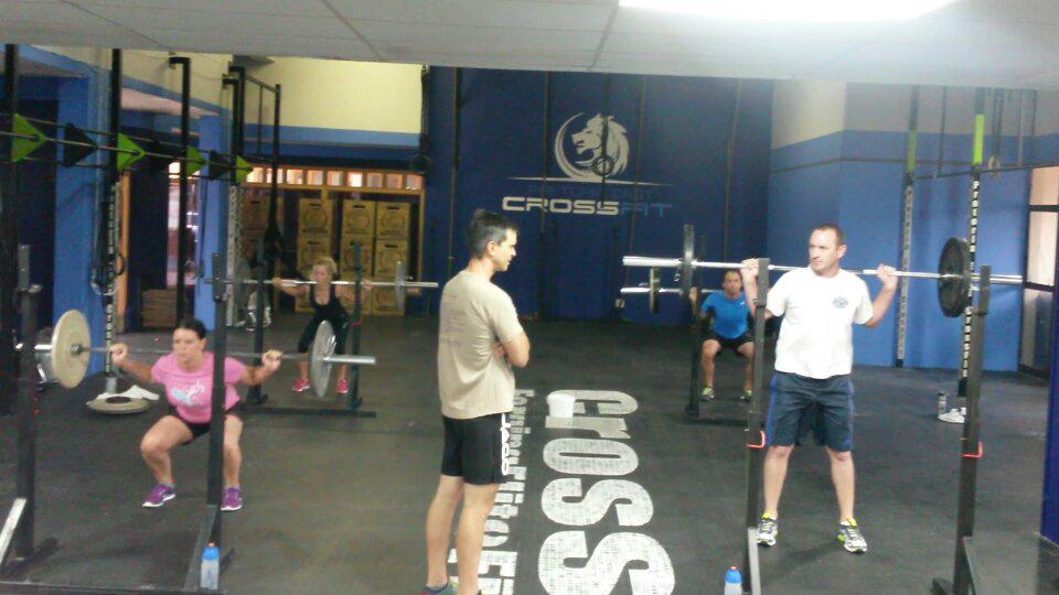 Afternoon class - get ready to move some heavy loads* #gameface