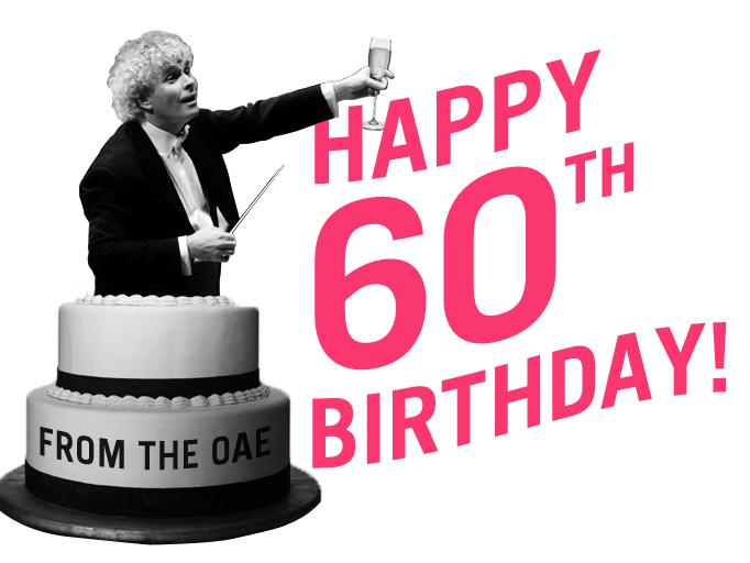 A very happy Birthday to our Principal Artist Sir Simon Rattle! News later this wk on his next performances with us.. 
