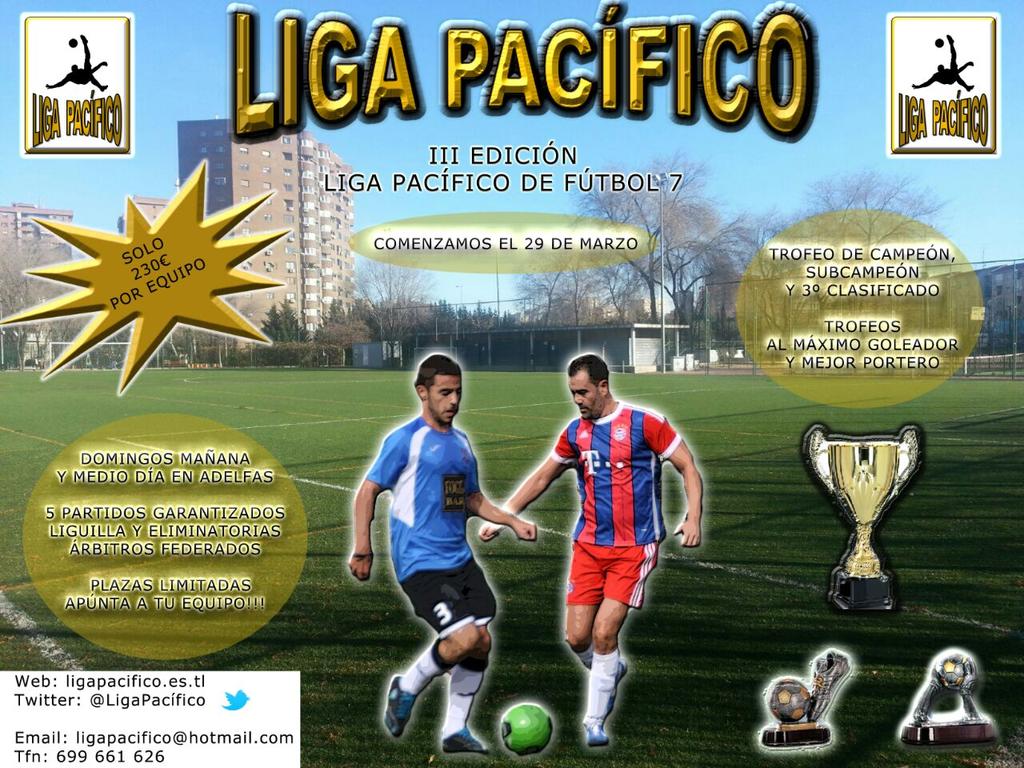 LigaPacifico's tweet photo. Este es el cartel de la III edición de la #LigaPacífico http://t.co/hILCQoj8W5