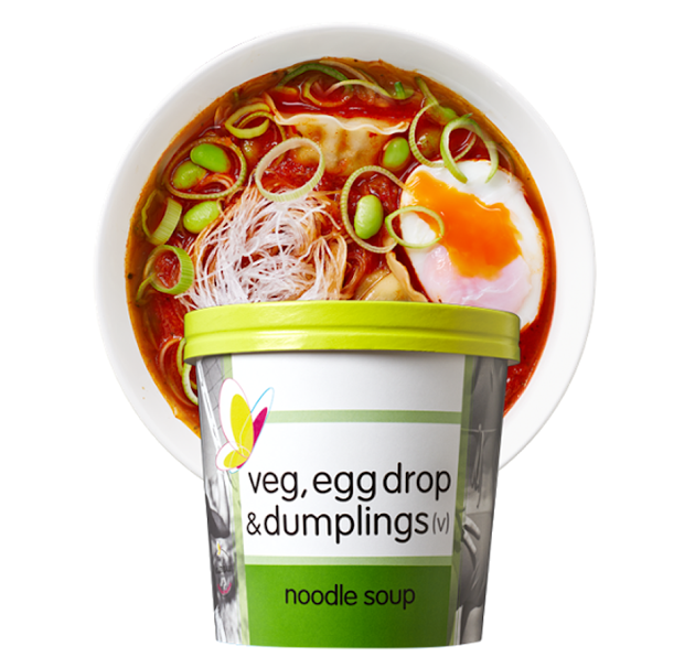 itsu on Twitter "Crystal noodles, gyoza dumplings, edamame, leek