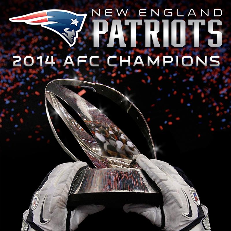 Patriots's tweet image. Good morning, #PatriotsNation! How does it feel to be AFC Champions? #OnToSB49