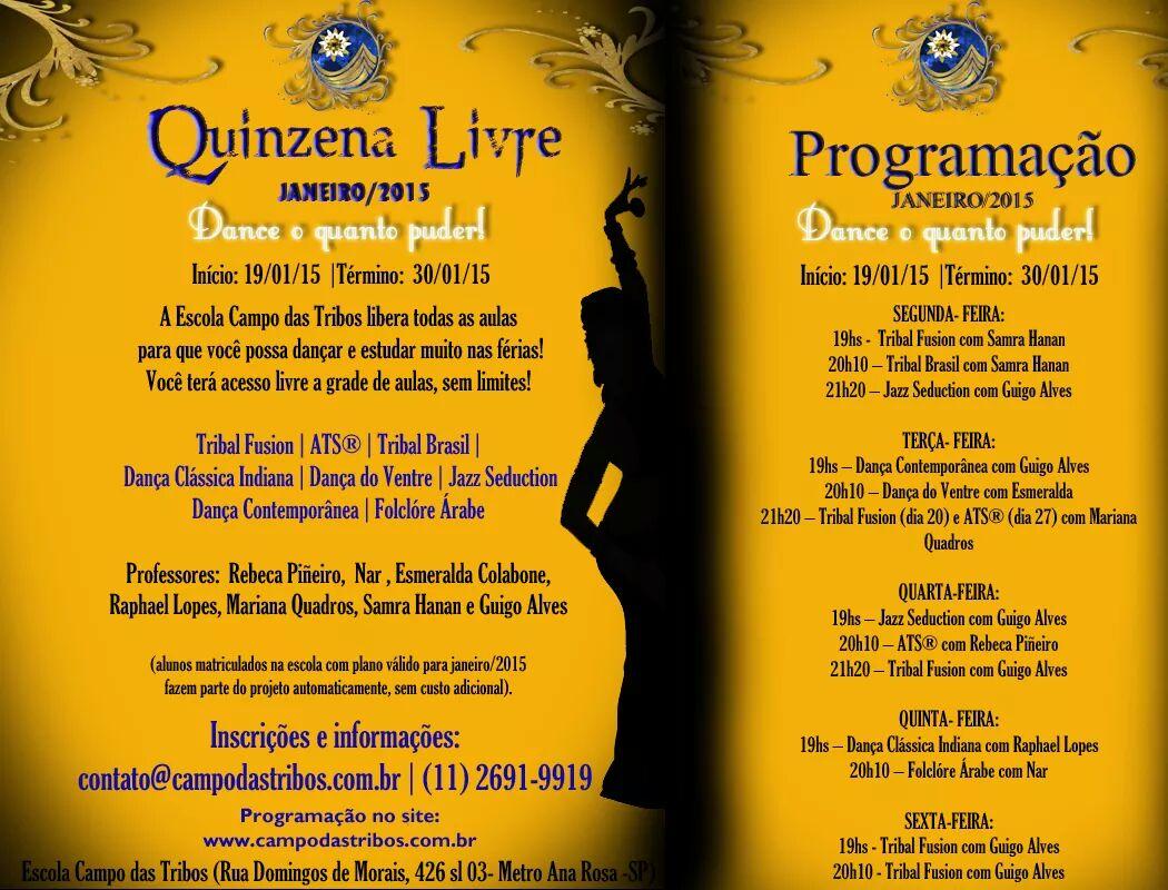 CiaExotique's tweet photo. Começa hoje!!! 
Quinzena Livre no Campo das Tribos com Guigo Alves e outras feras da dança!!!
Vem Dançar!!! http://t.co/VRHerKAYxA