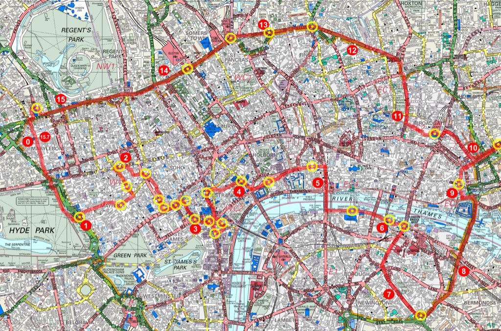 Russ79Smith's tweet photo. This Saturday I'm scooting the monopoly board route around London on my @swiftyscooters https://t.co/EOp2KtjjWK http://t.co/ihcMNtkJbI